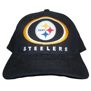 NWOT Vintage Pittsburgh Steelers Drew Pearson Game Day Strapback Hat Cap